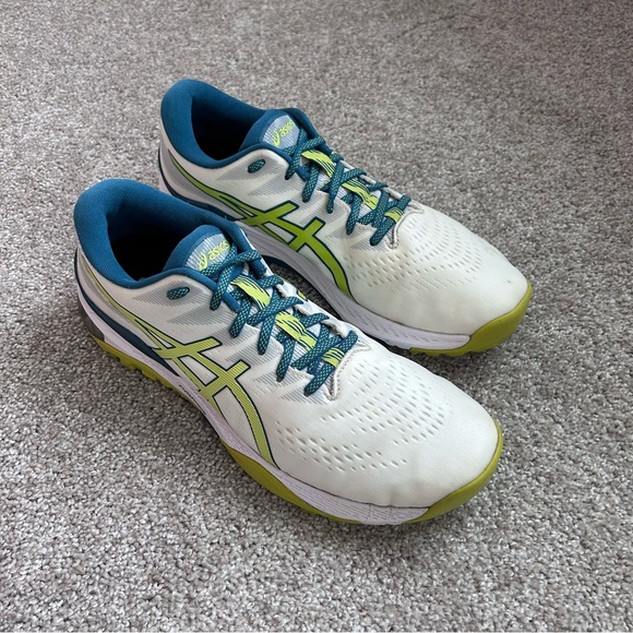 ASICS GEL-Kayano Ace Spikeless Size 11 Golf Shoes Men's White/Neon Lime 1111A209 - Picture 2 of 12